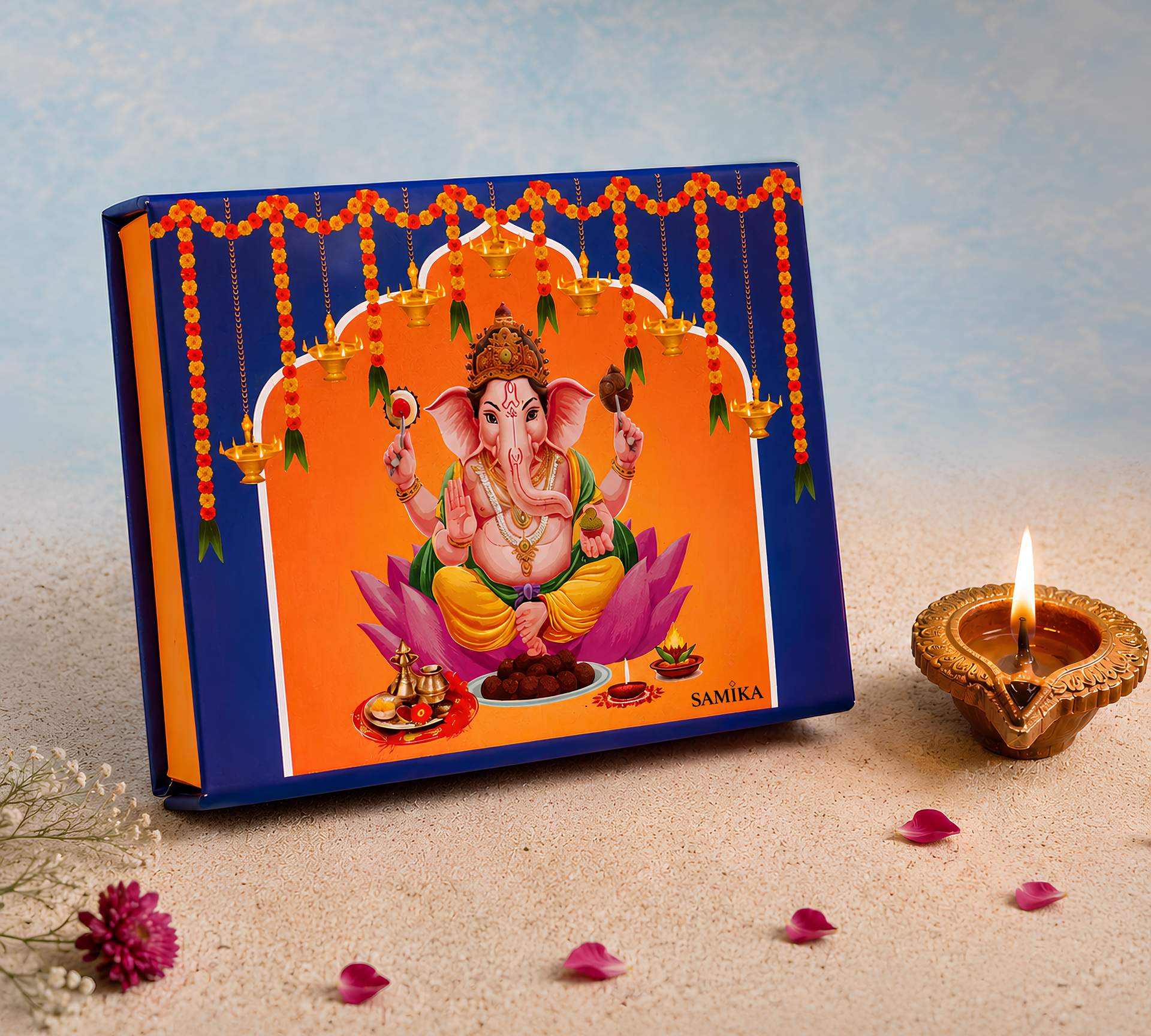 Lord Ganesha 999 Silver Devotional Coin Gift Box
