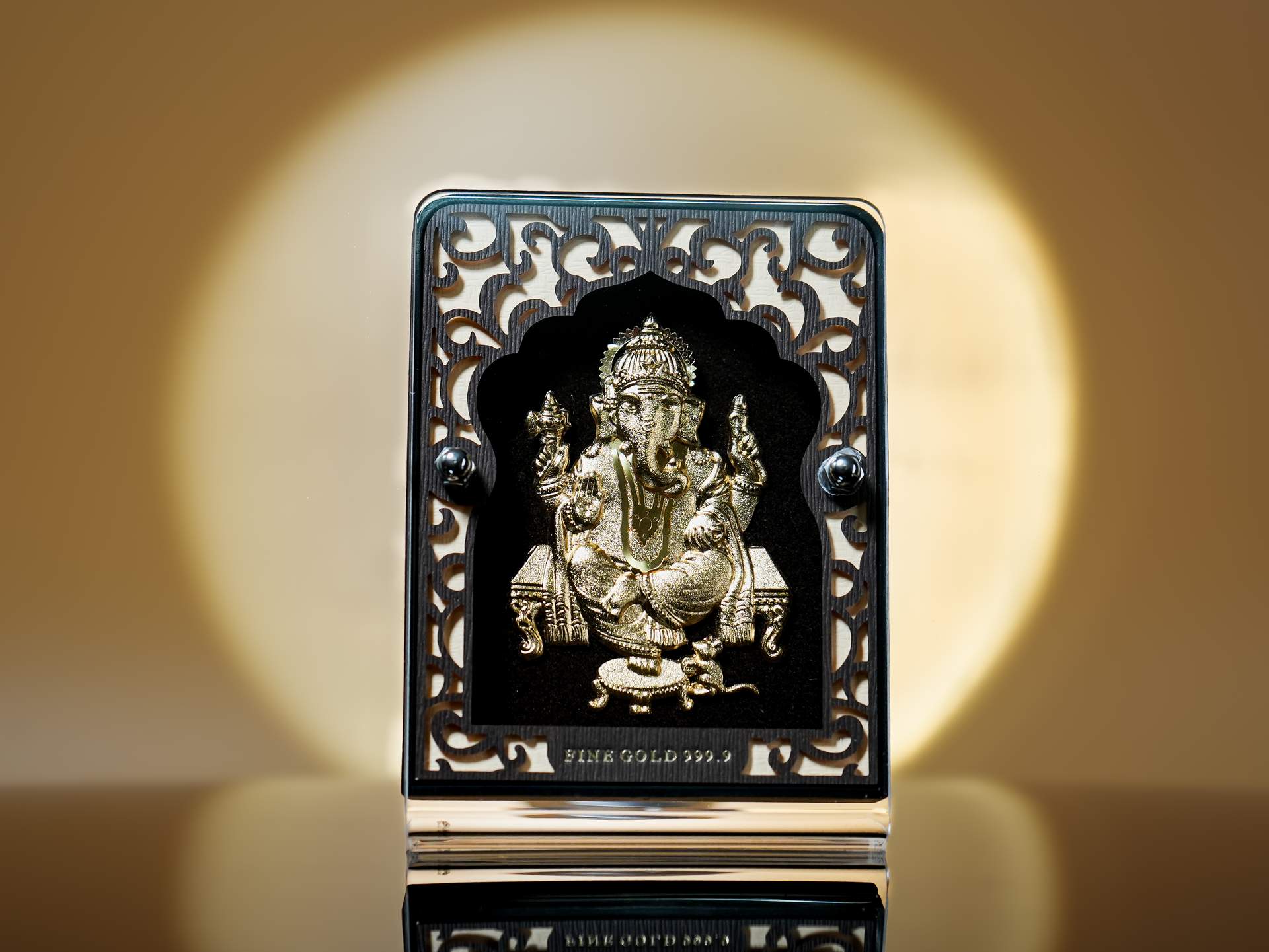 999 Silver Lord Ganesha Mini Collectible Card