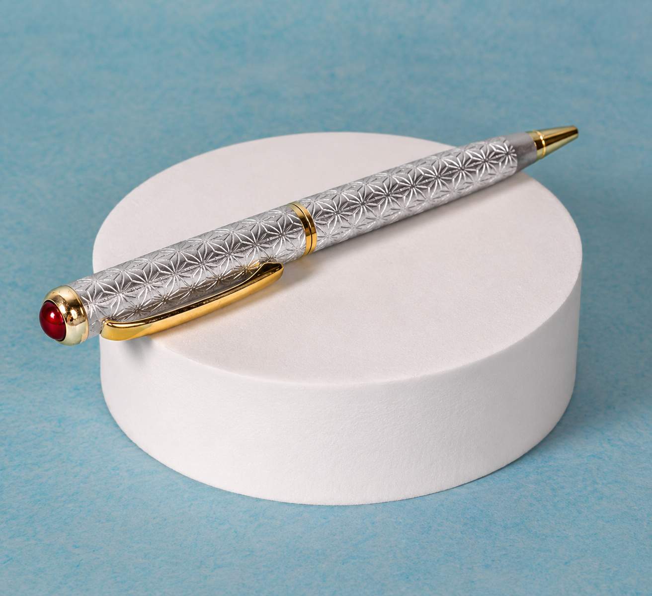999 Silver Textured Ball Pen
