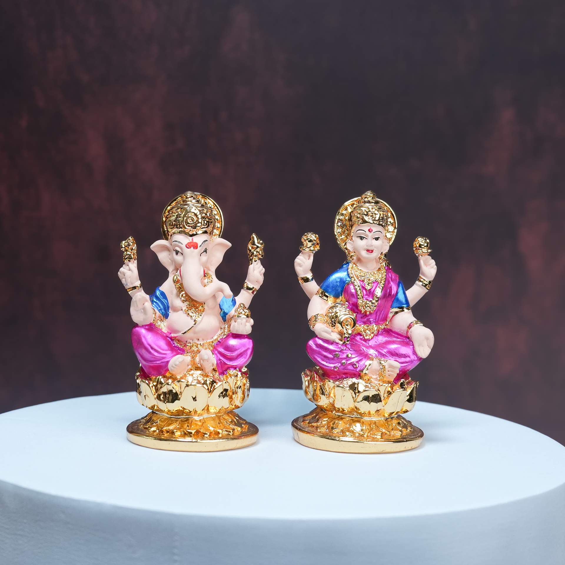 Divya Lakshmi Ganesh Idol Set