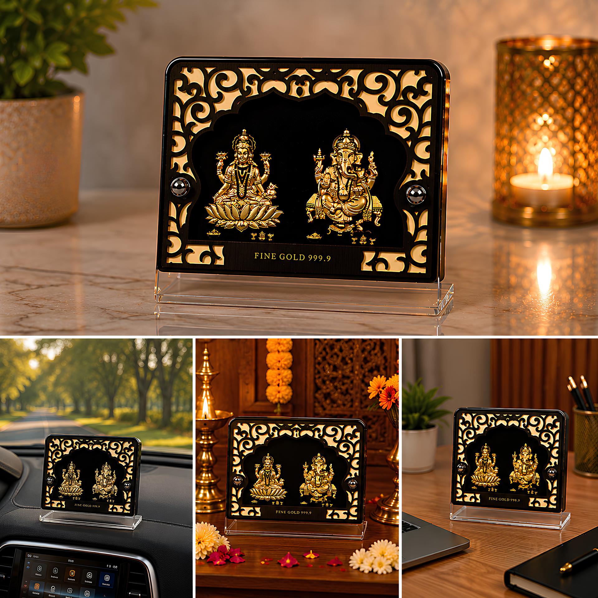 999 Silver Lakshmi Ganesha Collectible Gift Card - Image 4