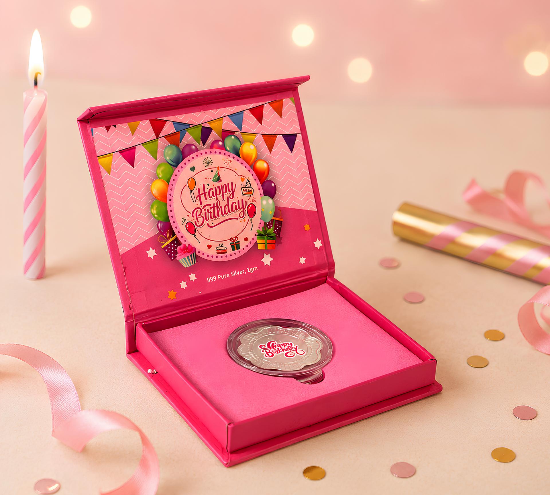 Happy Birthday 999 Silver Coin Gift Box - Image 5