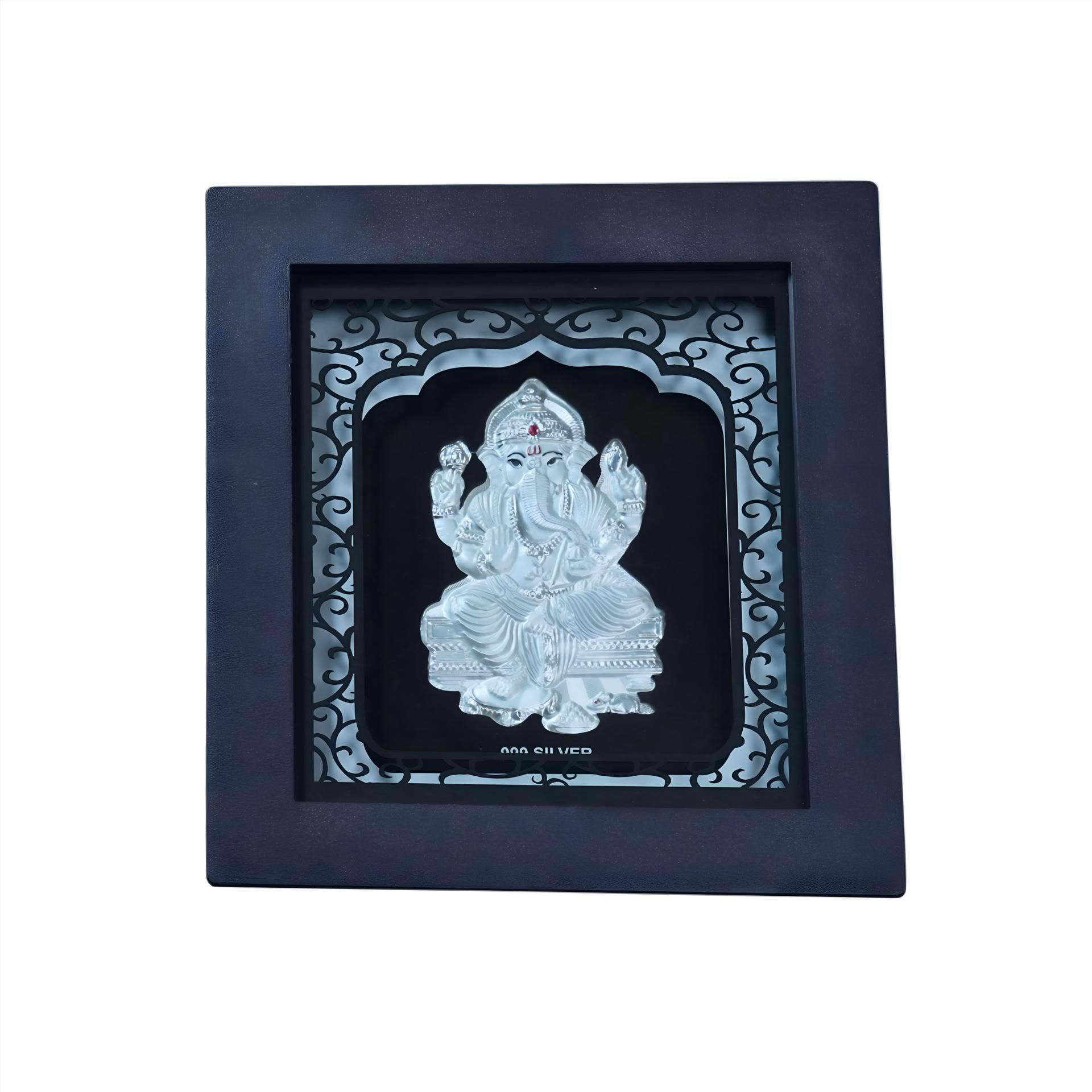 999 Silver Lord Ganesha Premium Decorative Frame - Image 4