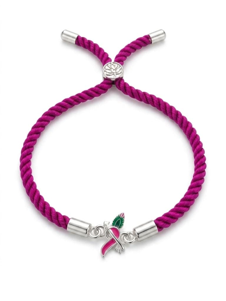 925 Sterling Silver Lord Krishna-Inspired Designer Rakhi With Roli-Chawal Set - Image 2