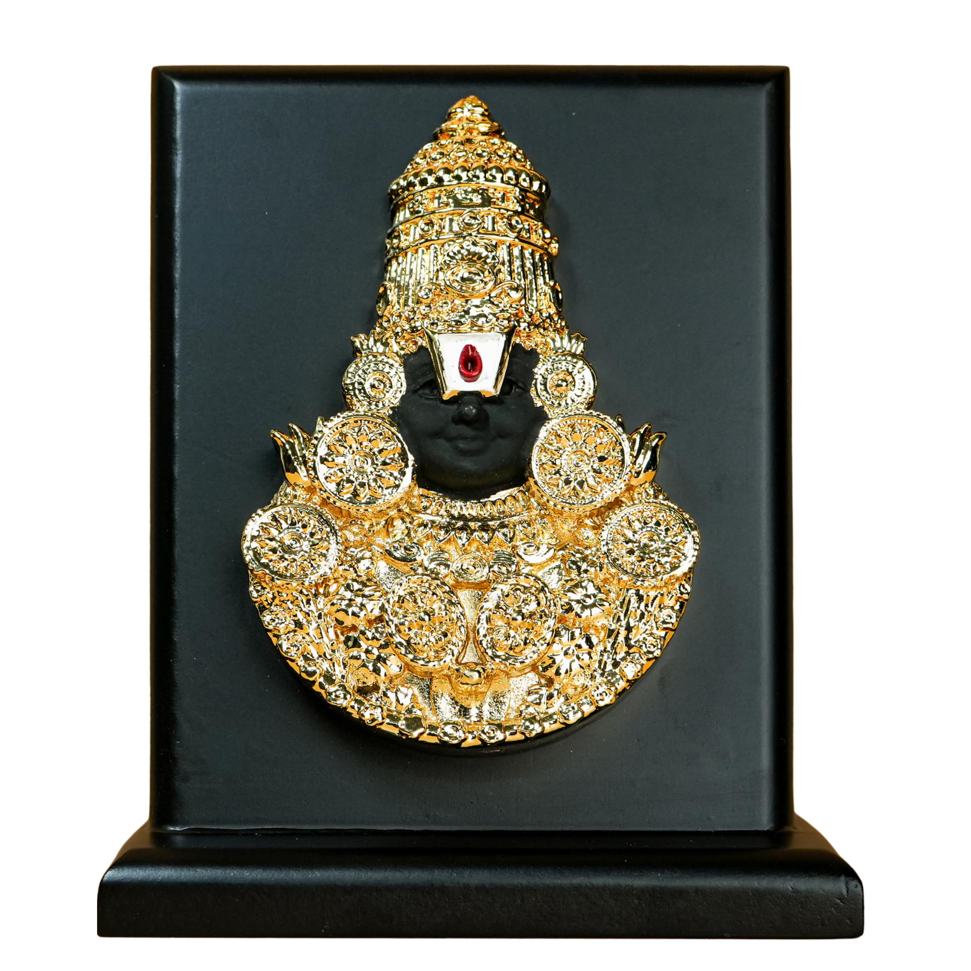Divya Tirupati Balaji 24k Gold Plated Blessing Frame - Image 5