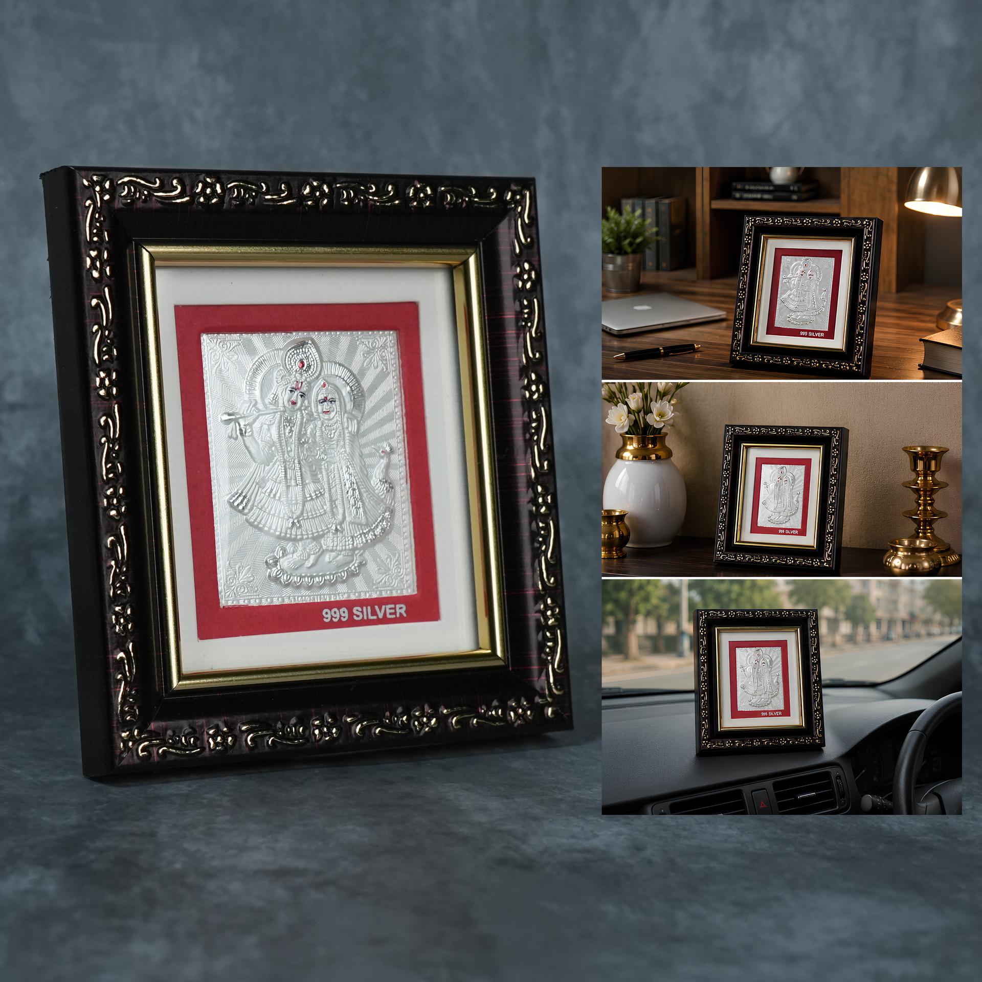 Divya Radha Krishna 999 Silver Premium Classic Frame - Image 6