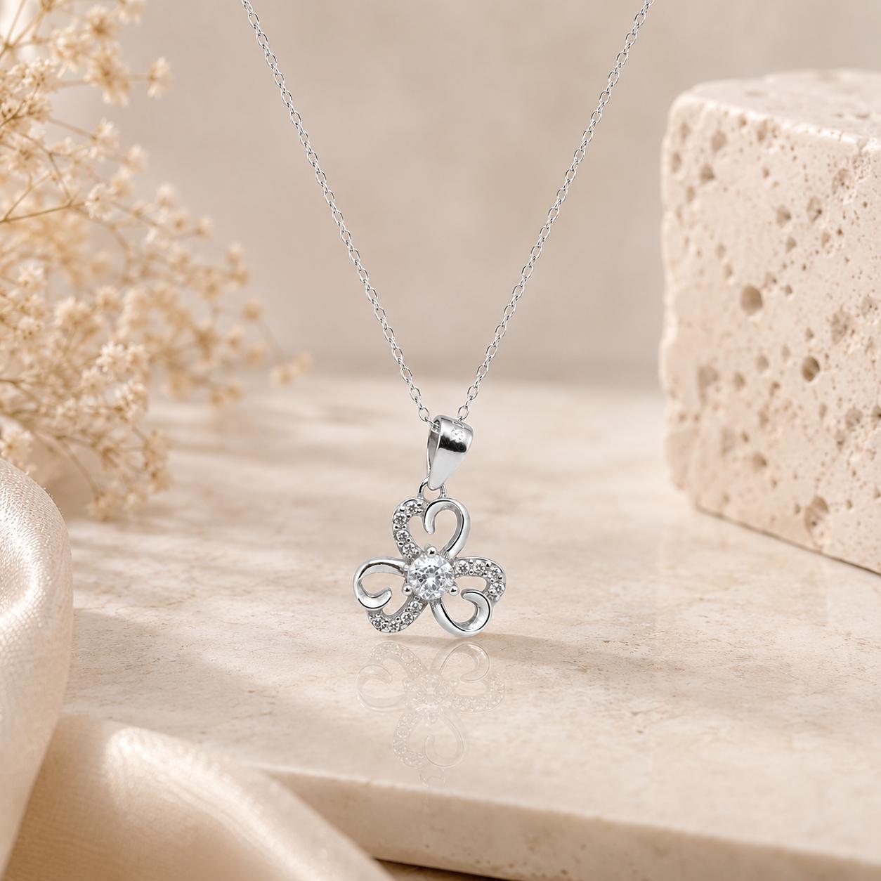 925 Sterling Silver Bloom Spark Pendant - Image 3