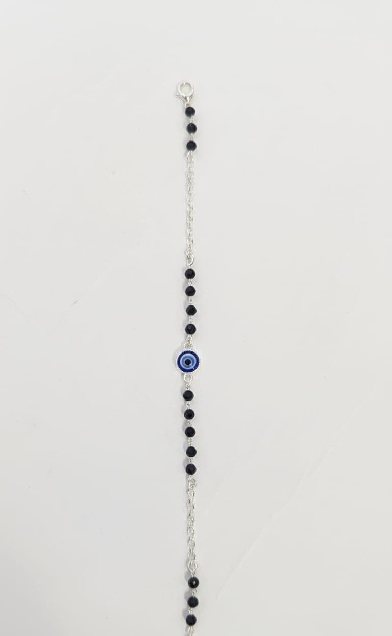 925 Sterling Silver Evil Eye Aura Bracelet