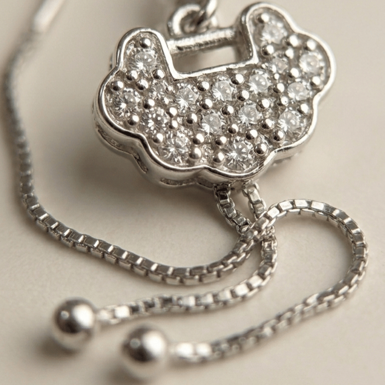 925 Sterling Silver Cloud Charm Long Drop Earrings