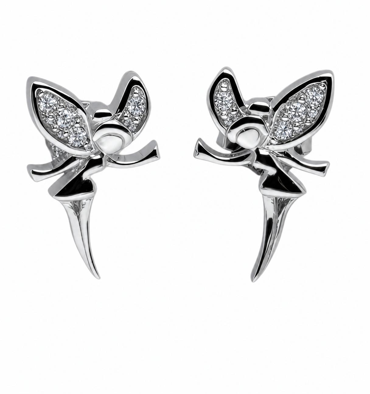 925 Sterling Silver Fairy Glow Pendant Set - Image 3
