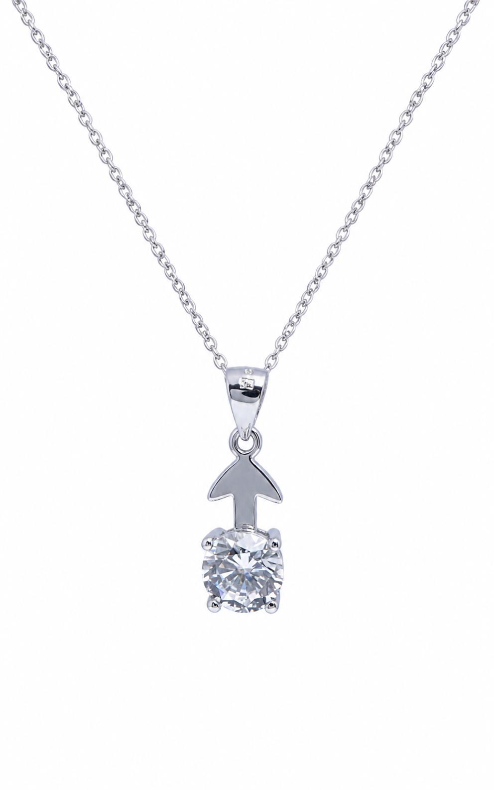 925 Sterling Silver Arrow Spark Pendant Set - Image 3