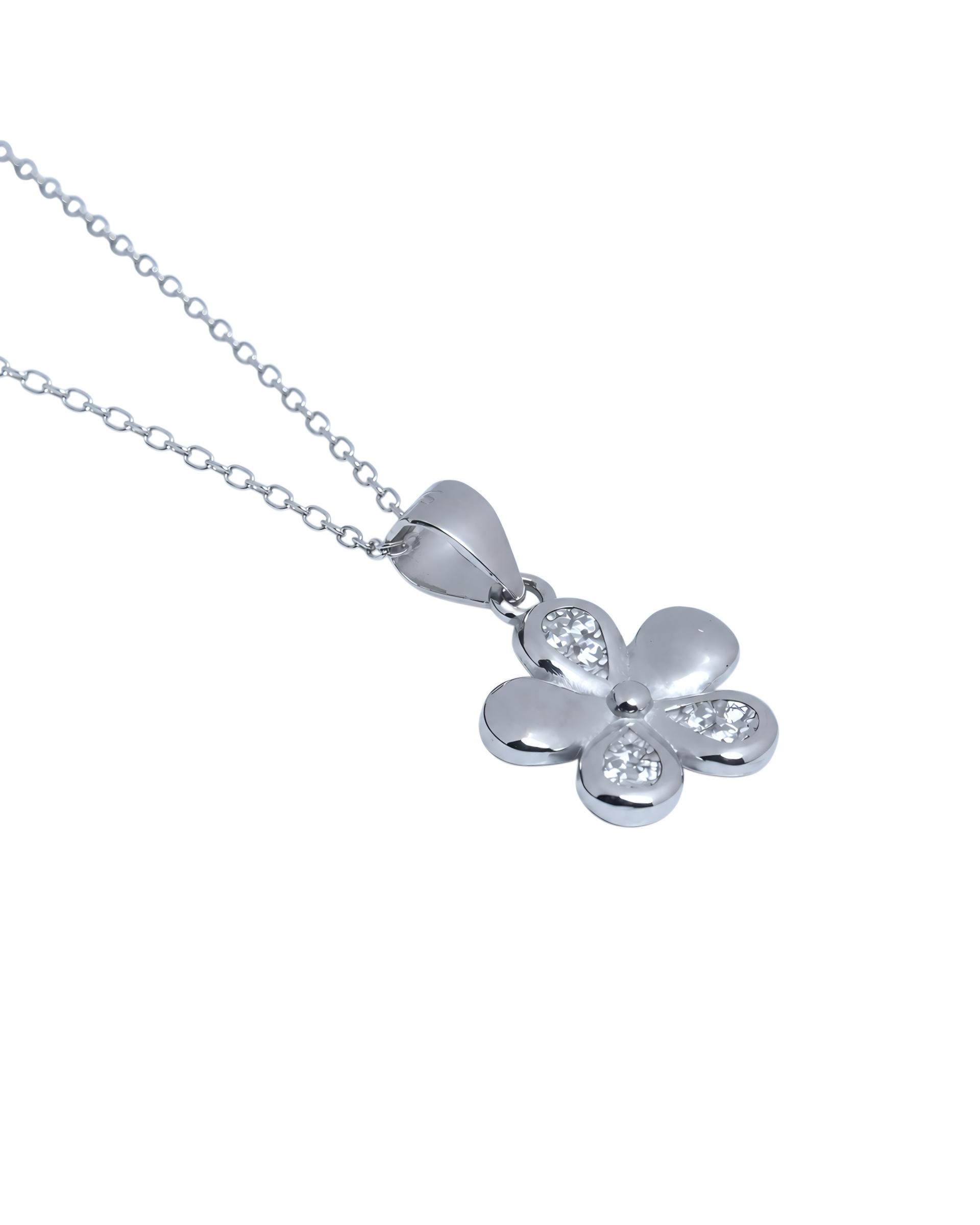 925 Sterling Silver Petal Bloom Pendant - Image 2