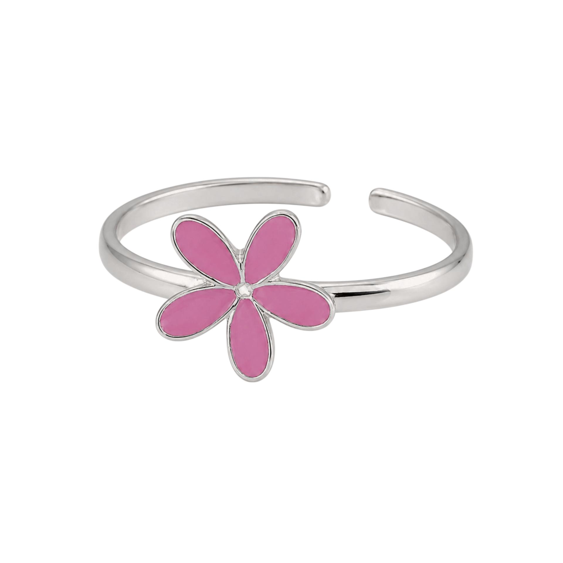 925 Sterling Silver Floral Toe Ring For Women (in Pairs) - Image 4