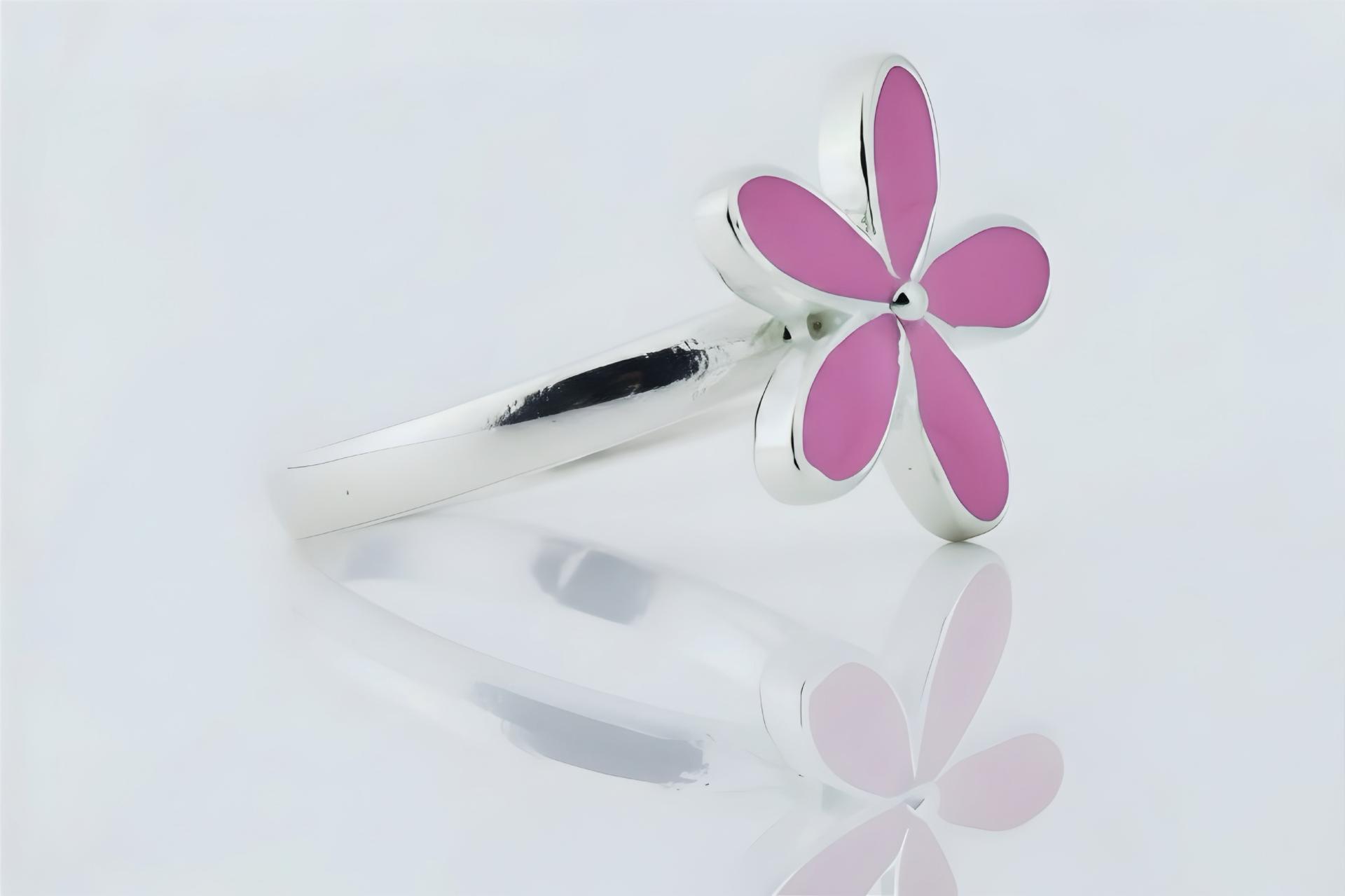 925 Sterling Silver Floral Toe Ring For Women (in Pairs) - Image 3