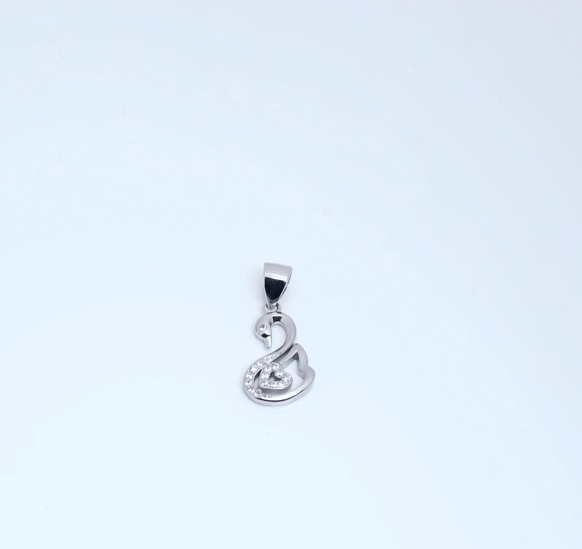 925 Sterling Silver Swan Grace Pendant Set - Image 4