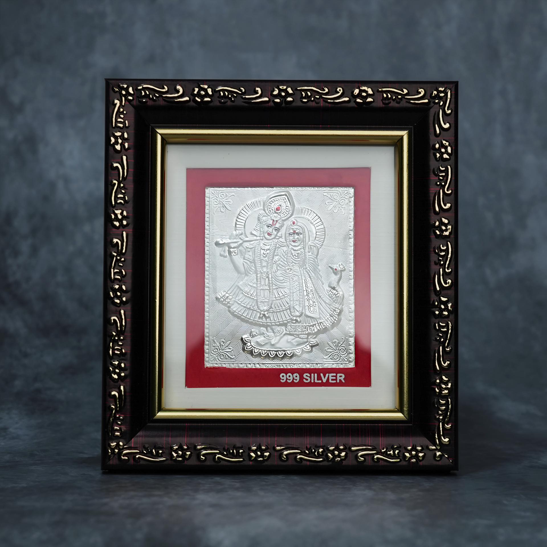 Divya Radha Krishna 999 Silver Premium Classic Frame - Image 4