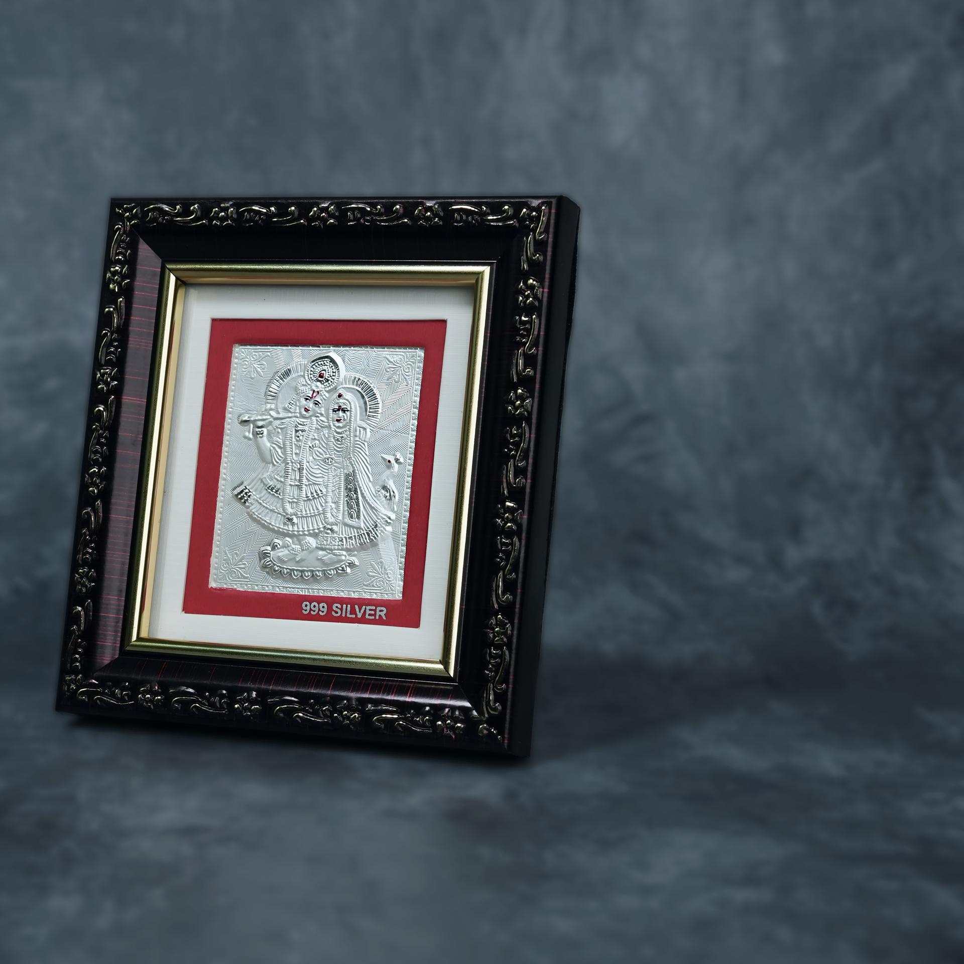 Divya Radha Krishna 999 Silver Premium Classic Frame - Image 5