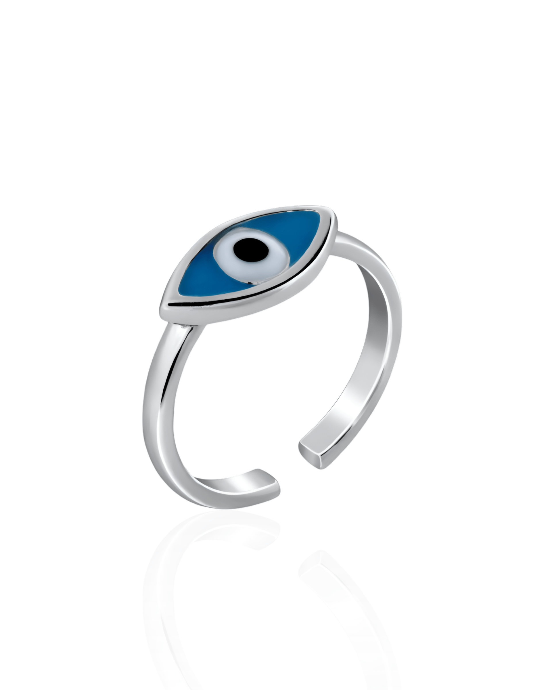 925 Sterling Silver Evil Eye Toe Ring For Women (in Pairs) - Image 4