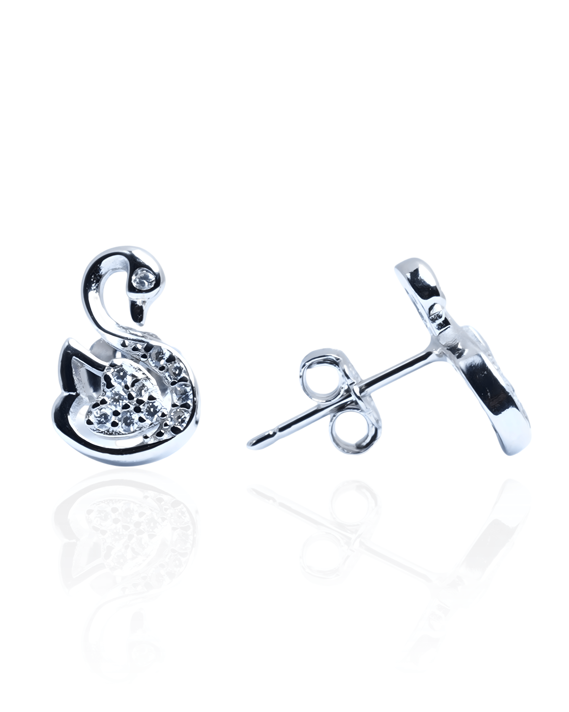 925 Sterling Silver Swan Grace Pendant Set - Image 3