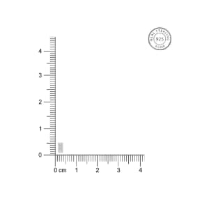 925 Sterling Silver Crystal Curve Nose Pin - Image 5