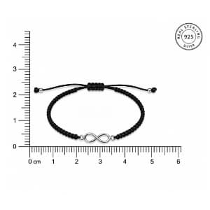 925 Sterling Silver Infinity Thread Bracelet - Image 4